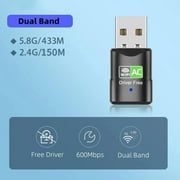USB Wireless Network Card Receiver for High-Speed 5G Dual Band Connectivity