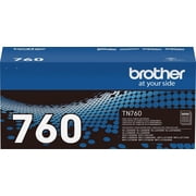Brother TN760 High Yield Black Toner Cartridge - Sold Without Manufacturer Warranty