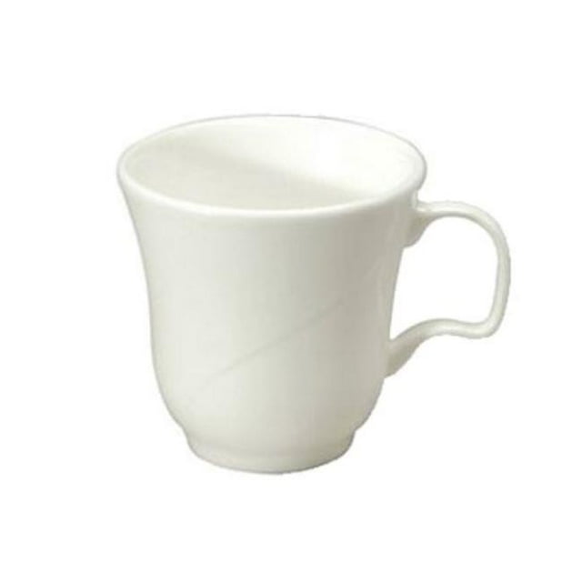 Oneida F1100000510 8.5 oz Eclipse Embossed Bone China Tall Cups