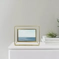 thumbnail image 4 of GUOOL Homyl Modern Glass Photo Frame Geometric Picture Frame Metal Floating Glass Gold Horizontal, 4 of 9