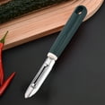 thumbnail image 2 of SLYNSHome Vegetable Peeler for Kitchen,Fruit Potato Carrot Apple Peeler,Good Grip and Durable Stainless Steel Peelers - Green, 2 of 7