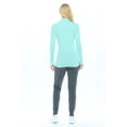 thumbnail image 5 of ACTIVE UNIFORMS Women's Long Sleeve Turtle-Neck T-Shirt Under Scrub (Aqua, X-Large), 5 of 5