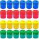 thumbnail image 1 of 24pcs Pencil Sharpener Manual, Assorted Color Small Dual Hole Pencil Sharpeners Bulk With Lid For School Office Home, 1 of 5