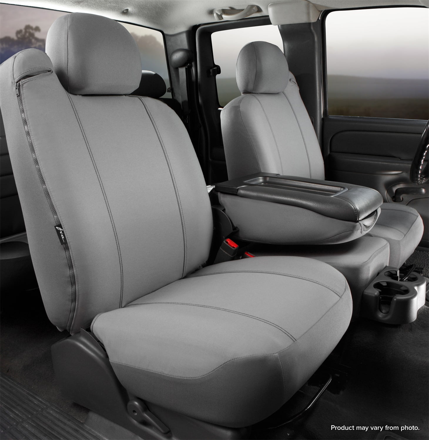 Fia Inc Sp87 17 Gray Fiasp87 04 08 F150 Sp Seat Cover Split 40 20