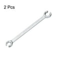 thumbnail image 3 of 2pcs Flare Nut Metric Wrench 10mm x 12mm High Carbon Steel Nickel Plating, 3 of 7