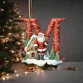 thumbnail image 3 of Home Decor Qwtwty 26 Letters Christmas Tree Decoration Pendant Christmas Tree Ornaments Personalized DIY Christmas Ornaments Christmas Decoration Xmas Tree Hanging Decor, 3 of 6