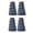 Gray, variant on CSStudio 4 Pack Non Slip Dog Socks with Adjustable Straps, Waterproof Rubber Bottom Pet Paw Protector Booties, Anti Licking Traction Shoes for Indoor Floor & Light Outdoor Walks