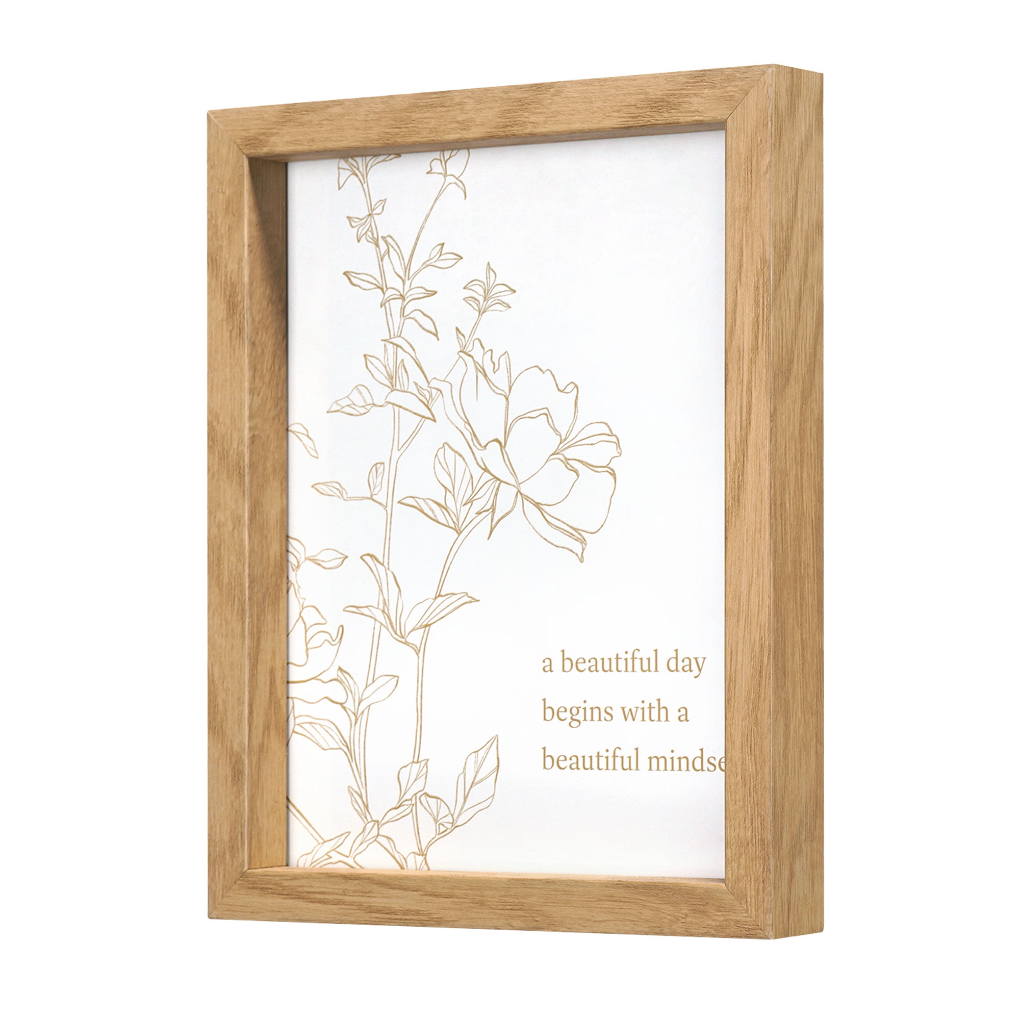 Crystal Art Gallery a Beautiful Day Framed Wall Art Décor Printed Glass