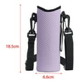 thumbnail image 3 of Insulated Neoprene Water Bottle Carrier Sleeve Storage Drinkware Kettle Pouch for Fishing, Outdoor Activities, Running, Sports, Cycling , Light , 6.6cmx6.6cmx18.5cm, 3 of 3