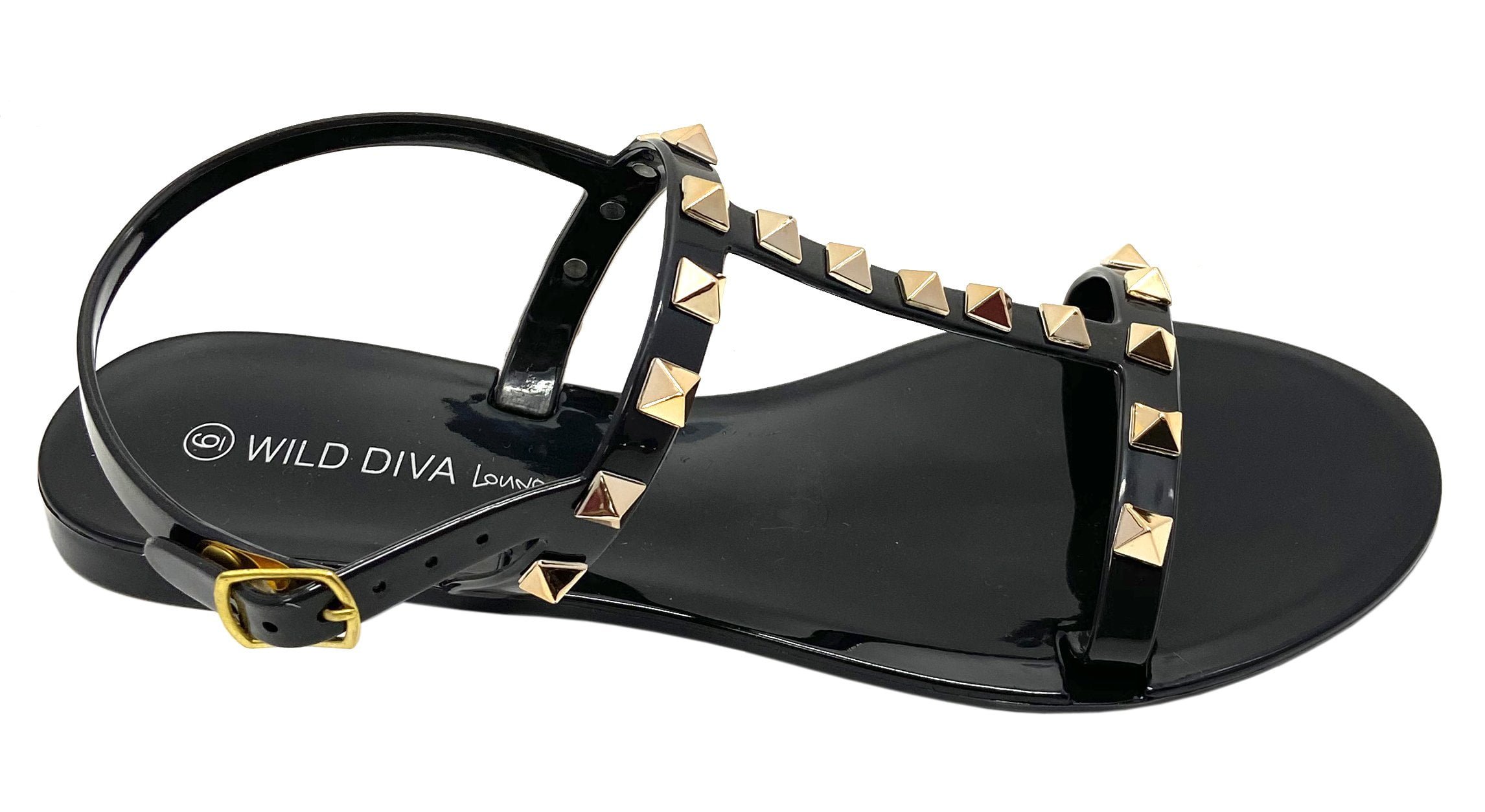 designer jelly flip flops