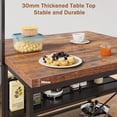 thumbnail image 7 of Litake Kitchen Island Table with Storage Easy Installation Backer's Rack Metal, Vintage, 68.2 lb, 7 of 7