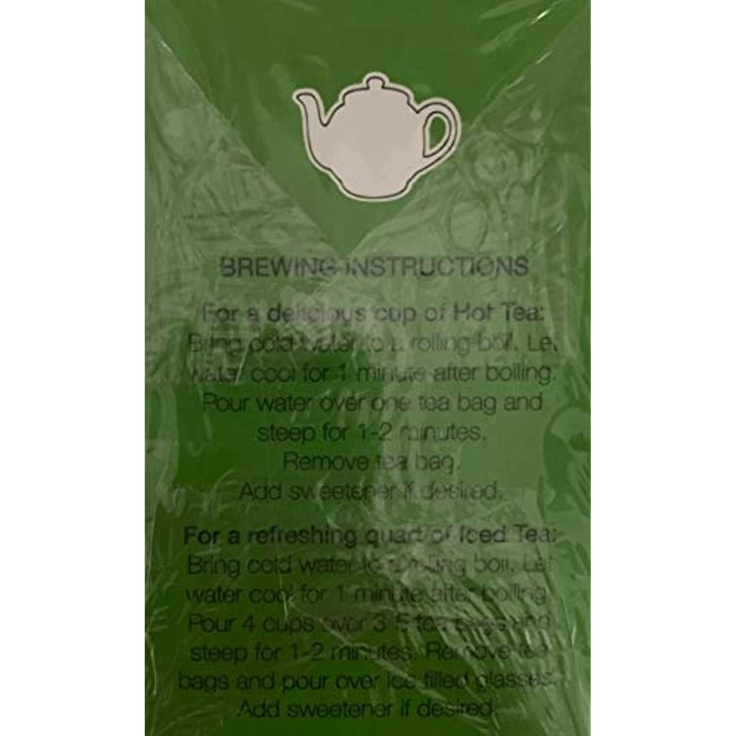TJ Green Tea, Two Boxes Of 48 Tea Bags Each, Hot Or Cold