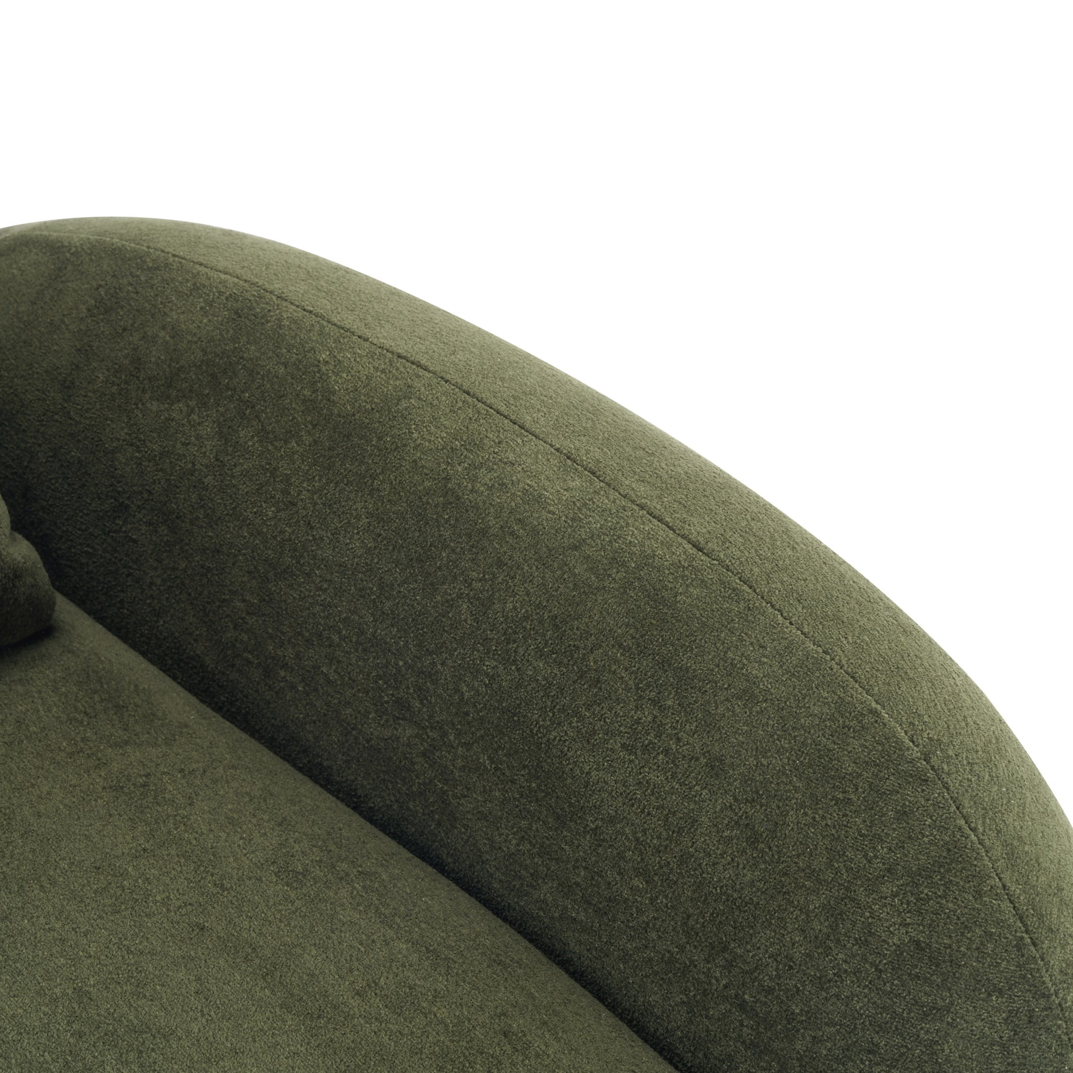 Christopher Knight Home 35" Modern Velvet Accent Armchair with Lumbar Pillow, Rubberwood Legs, Olive Green, Set of 2