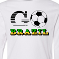 thumbnail image 4 of Inktastic Go, Brazil- Soccer, Football Long Sleeve Youth T-Shirt, 4 of 5