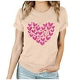 thumbnail image 1 of Birdeem T-Shirt à Col Rond Imprimé à Manches Courtes pour Femmes, Décontracté, Coupe Ample, 1 of 1