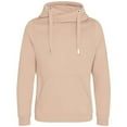 thumbnail image 2 of Awdis  Adult Crossover Collar Hoodie, 2 of 4