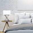 thumbnail image 3 of Finesse Decor 28" Modern X Shape Table Lamp, Black, 3 of 5