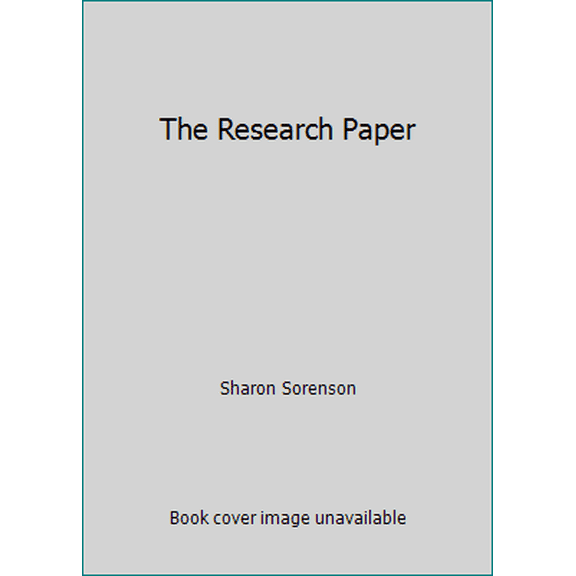 Pre-Owned The Research Paper (Paperback) 0877207593 9780877207597