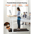 Walking Pad, Under Desk Treadmill with Remote Control, 0.64 mph Compact Treadmills for Home