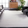 thumbnail image 2 of SAFAVIEH Kilim Adam Striped Polyester Area Rug, Ivory/Light Grey, 8' x 10', 2 of 8