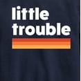 thumbnail image 3 of Instant Message - Trouble Little - Toddler & Youth Crewneck Fleece Sweatshirt, 3 of 6