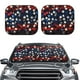 thumbnail image 2 of Fotbe Red Blue White Stars Juego de 2 Piezas de Parasoles para Parabrisas | Bloqueador Solar para Auto | Accesorios Plegables para Protección Solar Interior-Small, 2 of 6