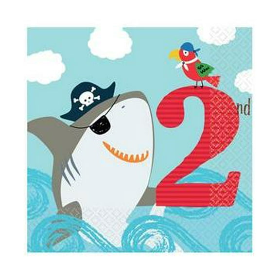 Ahoy 2nd Birthday Lunch Napkins (36)