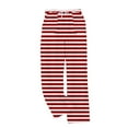 thumbnail image 6 of Women's Fleece Pajama Pants Casual Loose Drawstring Elastic High Waist Straight Leg Comfy Soft Lounge Pant with Pockets (XL, Red), 6 of 7