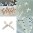 thumbnail image 2 of Milue 10Pcs Bow Nail Charm Ribbon Bows Nail Charm Colorful Bowknot Nail Charm, 2 of 21