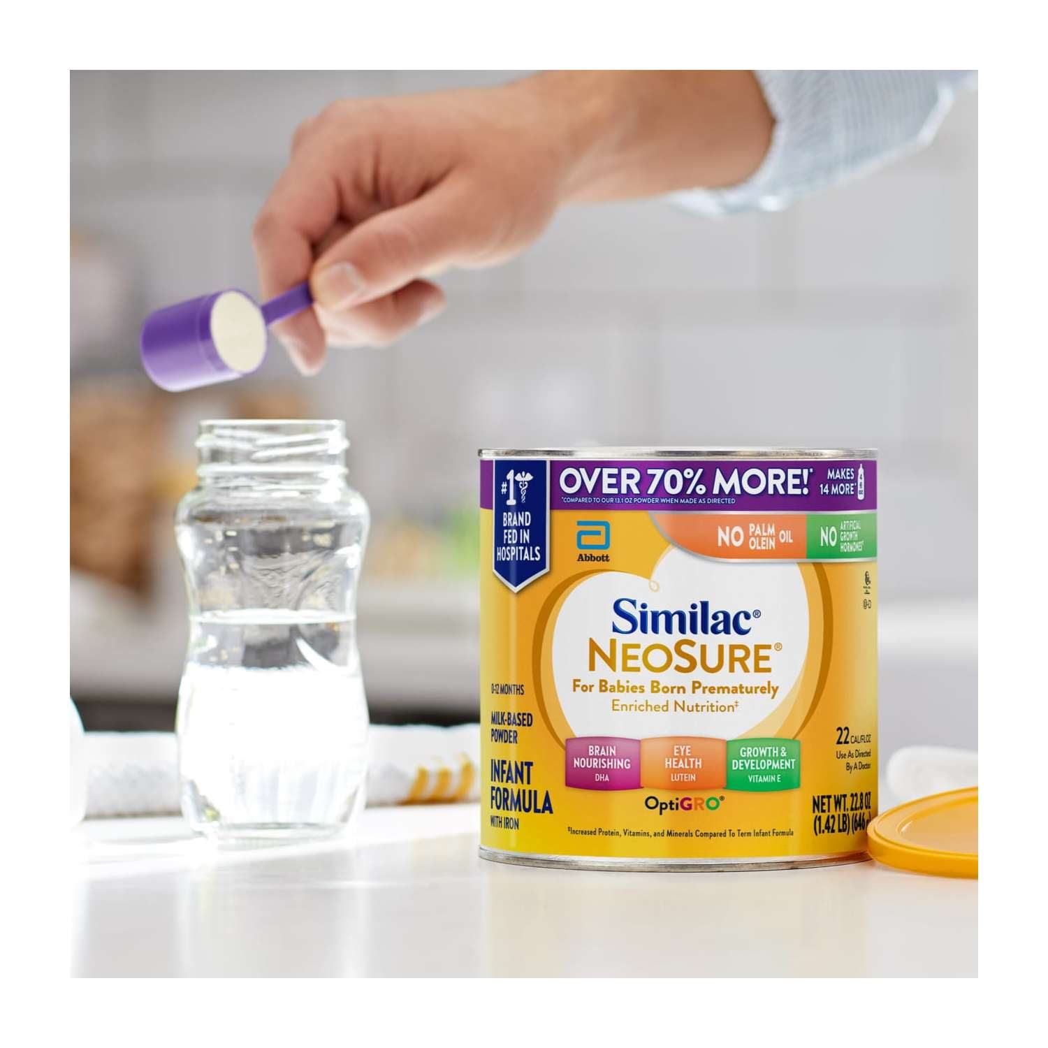 Similac NeoSure Premature Post-Discharge Baby Formula Powder, 22.8-oz Value Can
