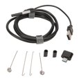 thumbnail image 1 of USB Endoscope 3.3ft 4.9mm Dual Lenses Waterproof Type C Borescope Inspection Camera Endoscope for Auto Repairing, 1 of 5