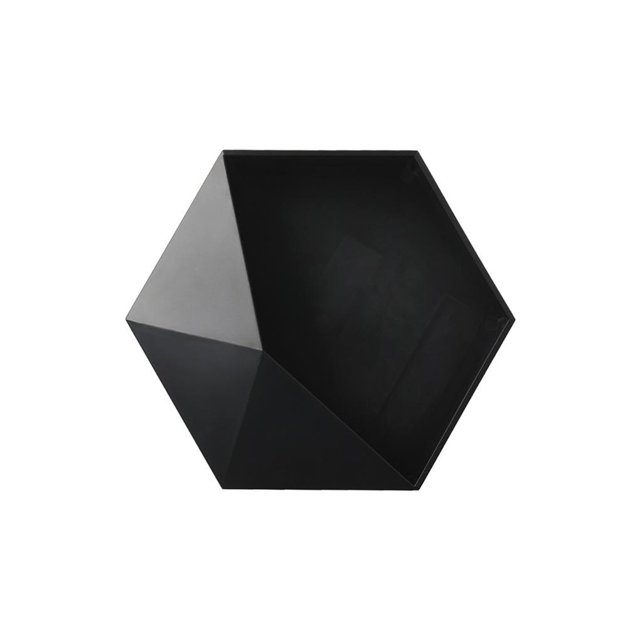 Decoración De Pared Sin Perforaciones Geométricas Montadas En La Pared De La Sala De Estar Nórdica Estante De Baño Decoración De La Sala De Estar Estante De Almacenamiento Hexagonal Kearding HA027701-02