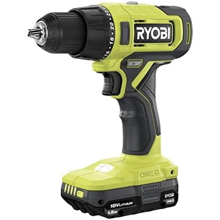 Cordless 1/2 inch Power Drill Driver Bundle – Includes Ryobi Drill, 20-Piece Multipurpose Drill Bit Set, andTool Bag (6 Items)$$Tools & Hardware Other