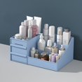 thumbnail image 1 of Cajón para estudiantes, caja de cosméticos, organizador de dormitorio, caja de almacenamiento de plástico, tocador para el cuidado de la piel, caja de almacenamiento de escritorio, 1 of 6
