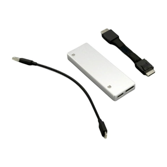 ROZYARD Aluminum PCIE4.0 X4 Oculink Enclosure USB Adapter Hard Drives Enclosure for SSDs