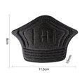 thumbnail image 3 of 2x Plantillas para zapatos Almohadillas de parche Protector de talón de tamaño ajustable (negro grueso), 3 of 5