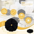 thumbnail image 3 of Jokapy 3 Strands Cushion Soft Knot Pillow Handmade Braided Cushion Decor, Black, 12" x 12", 3 of 11