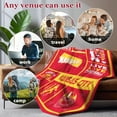 thumbnail image 5 of Throw Blanket Flannel Blanket Lightweight Soft Football Blanket Travel Blanket Gift for Men Women Kansas City, 5 of 7