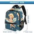 thumbnail image 2 of Cupid Traveling Backpack with Adjustable Shoulder Strap, Large Capacity, Printed Design, Lightweight, Suitable, School Backpack Set, Large Backpack., 2 of 6