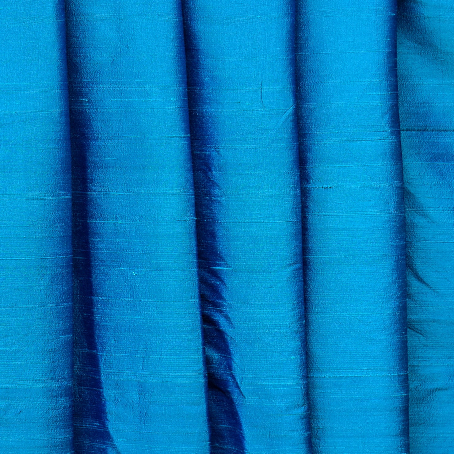 Fabric Mart Direct Fabric Silk, Blue, Turquoise Blue Dupioni Silk Fabric, Blue Silk Fabric Silk Sari Fabric By The Yard, 2 Continuous Yards Dupioni Silk Fabric, 41" width Silk Dupioni Fabric by Yard