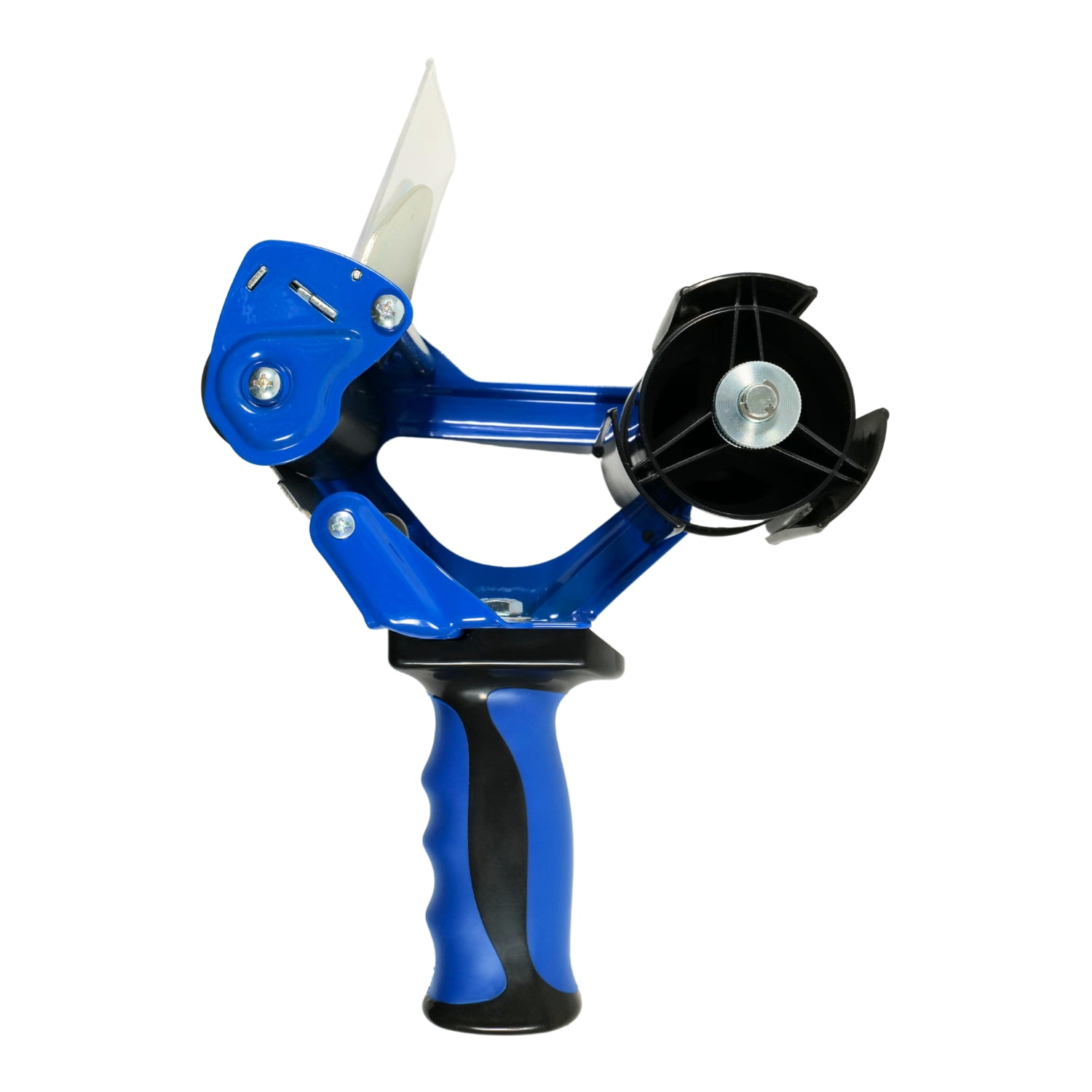 MMBM Blue Packing Tape Dispenser Heavy-Duty 3-Inch Wide Tape Dispenser with Retractable Blade and Extra Sharp Teeth 1 Each