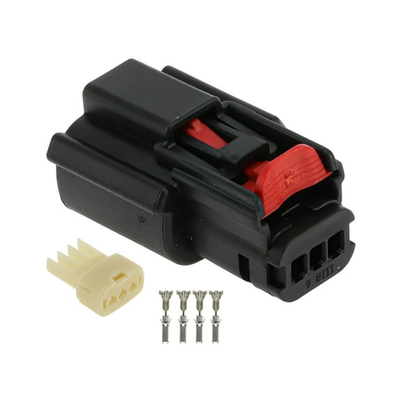 1 Set 3 Pin Ignition Coil Sensor Connector Plug for Ford Edge 2007-2017 Female Adapter Terminal Housing Plug Connector No.9U2Z14S411EA