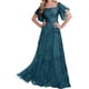 thumbnail image 3 of Encaje Vestidos De Madrina Mangas Largas - Vestidos De Noche Formales Boda, 3 of 5