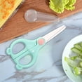 thumbnail image 1 of Binmer Portable Childrens Ceramic Scissors With Lid Safe And Convenient For Kids Food And Kitchen Use Ceramic Material Easy To Clean, 1 of 7