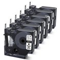 thumbnail image 1 of Cinta de etiquetas compatible con Dymo D1 45013 para LabelManager, paquete de 6, 1 of 8