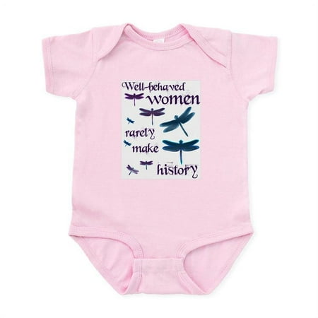 

CafePress - Well Behaved Women Rarely Make History Infant Body - Baby Light Bodysuit Size Newborn - 24 Months