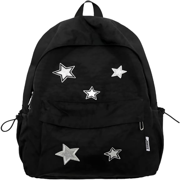 GASTROPOD 2026 New Star Backpack for Women, Kawaii Canvas Aesthetic Bookbag for School, College, Casual, Travel Preppy Grunge Emo Trendy Backpack Bag