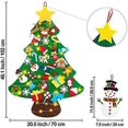 thumbnail image 3 of Lanpn Felt Christmas Tree Set with Christmas Snowman 3.3ft DIY Felt Christmas Tree with 40 Pieces Removable Ornaments Hanging Decoration for Christmas, 3 of 5
