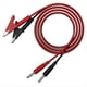 thumbnail image 1 of Conector Banana de 4 mm A Pinza de Cocodrilo con Línea de Prueba de Alta Corriente de Cobre Puro de 15 A. Salida de Fuente de Alimentación Regulada de CC., 1 of 5