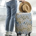 thumbnail image 2 of Blue Leaf and Vine Pattern Luggage Cover Fashion Suitcase Cover Baggage Covers Fit 25-28 Inch Luggage (Go Travel), 2 of 5